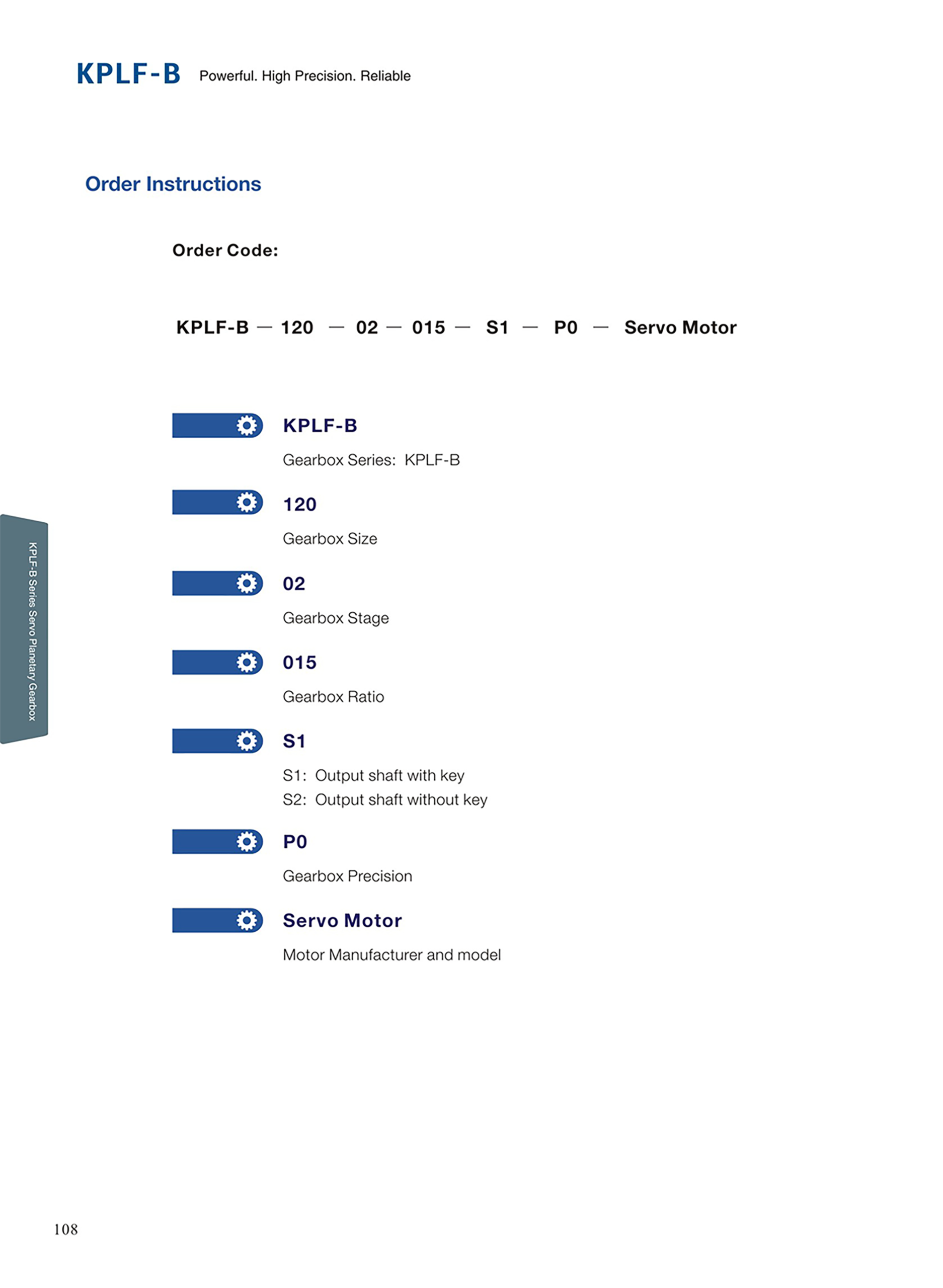 KPLF-B order instructions